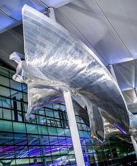 Heathrow Terminal 2 - Slipstream Sculpture